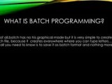 Batch Programming Pptx