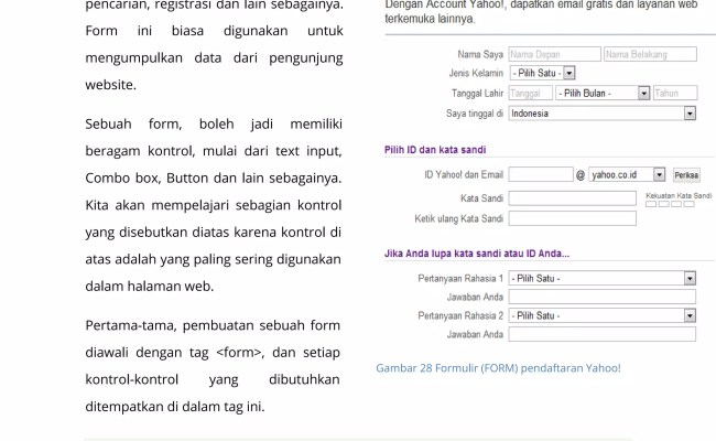 Belajar Html Dan Css Tutorial Fundamental Dalam Mempelajari Html Dan ...
