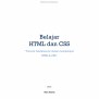 EBOOK -- BELAJAR HTML DAN CSS : TUTORIAL FUNDAMENTAL DALAM MEMPELAJARAI ...