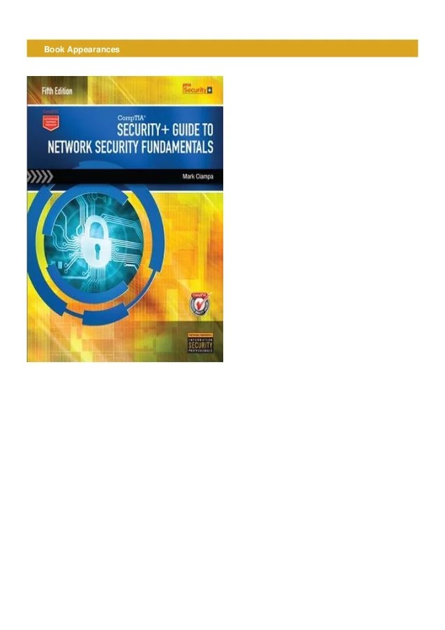 Ptia Security Guide To Work Security Fundamentals 5th Edition 