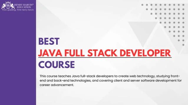 Best Java Full Stack Developer Course Pptx - Premium City Texture Gallery - Mobile
