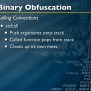 Binary Obfuscation From The Top Down: Obfuscation Executables Without ...