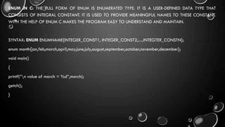 Bit field enum and command line arguments