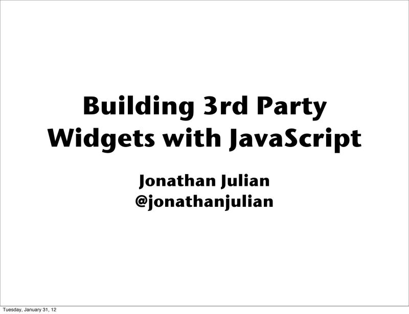 Building 3rd Party Widgets With Javascript Ppt - Mobile Dark Textures for Desktop