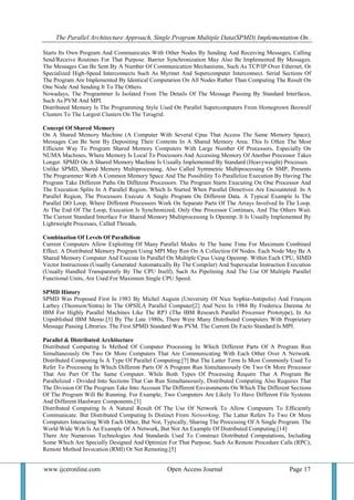 Pdf The Parallel Architecture Approach Single Program Multiple Data Spmd Implementation On - Abstract Photo Collection - 4K Quality