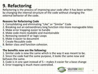 C Coding Standards Good Programming Principles Refactoring Pptx - Elegant Sunset Image - Retina