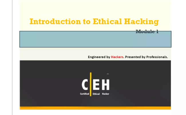 Ceh V7 Module 01 Introduction To Ethical Hacking | PDF