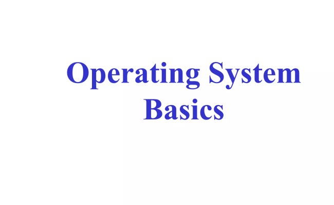 Operating Systems Basics (Graphical User Interfaces (GUIs) GUI Tools Applications And The ...