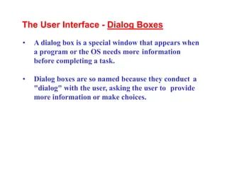 Lecture 6 Dialog Boxes Pdf Button Computing System Software - Ultra HD Geometric Pictures for Desktop