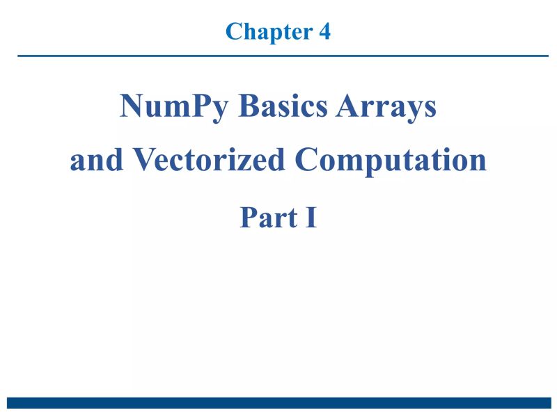 Chapter 4 Numpy Basics Arrays And Vectorized Computation Part I Pptx - Premium Mobile Dark Backgrounds | Free Download