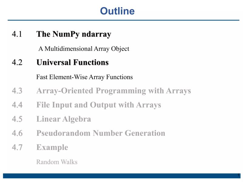 Chapter 4 Numpy Basics Arrays And Vectorized Computation Part I Pptx - Minimal Background Collection - HD Quality