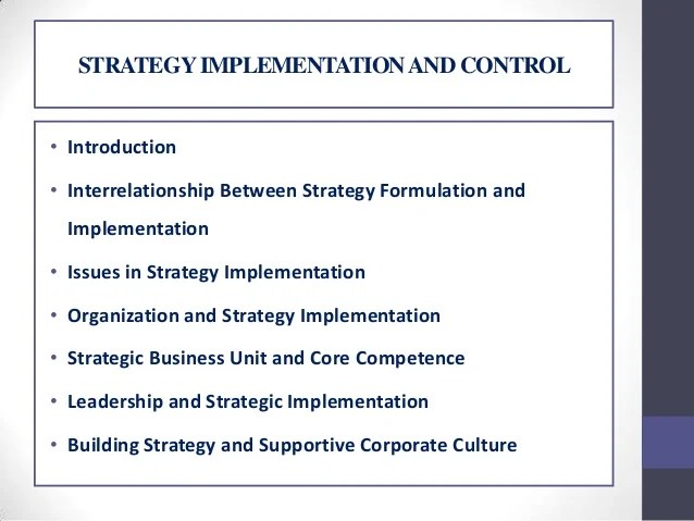 Strategic Planning In Diversified Panies 24 Who typically implements strategy in large multi-industry corporations.