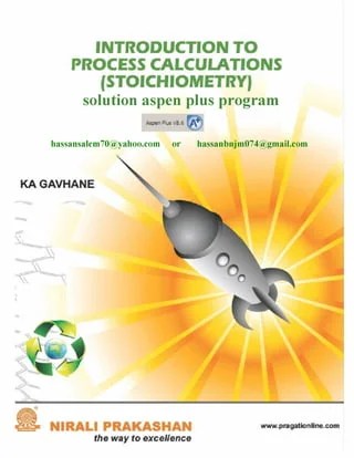 Stoichiometry And Process Calculations T L Pdf Solution Chemistry Click to view -Chapter 6 Vapour Pressure Construction of the cox chart.