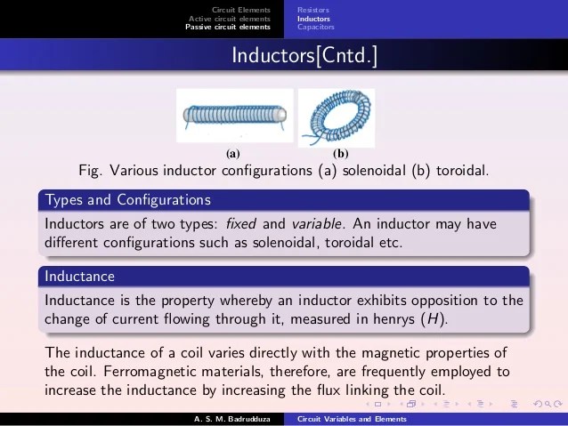 Circuit Variables And Elements