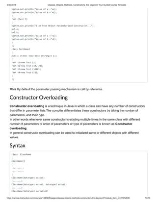 Master Java Objects Methods Constructors More Explained Course Hero - Best Light Designs in HD