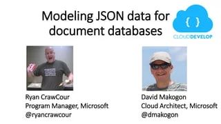 Json Data Modeling In Document Database Ppt - Light Art Collection - Full HD Quality