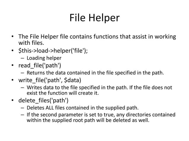 Codeigniter Helper Functions Pptx - Best Nature Backgrounds in Full HD