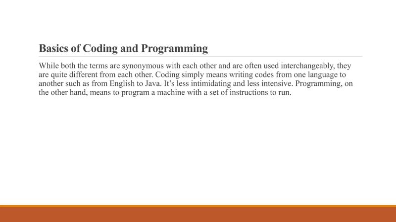 Coding Vs Programming Pptx - Stunning Mobile Dark Illustrations | Free Download