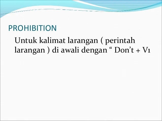Dewi nuraini (133411106) / tbi 3c · 2. Command And Prohibition