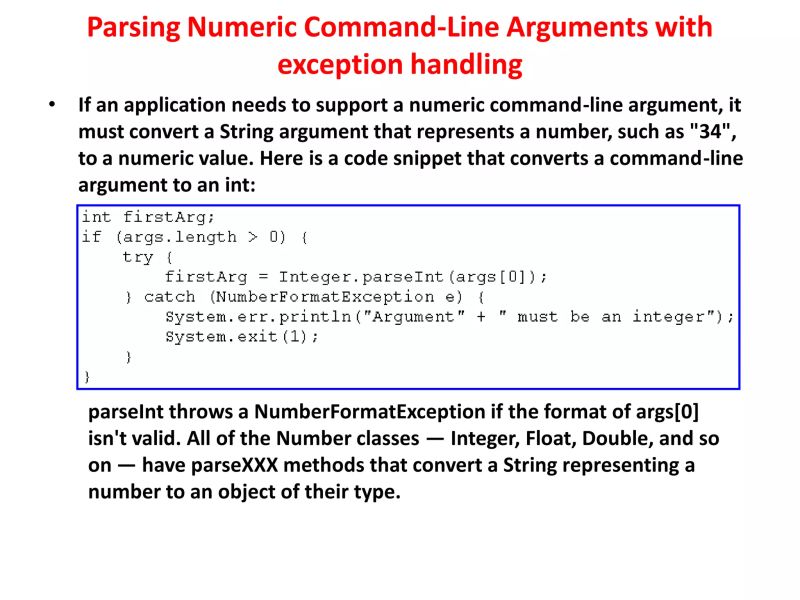 Command Line Argument In Java Integer Parseint Method In Java - Premium Retina Light Illustrations | Free Download