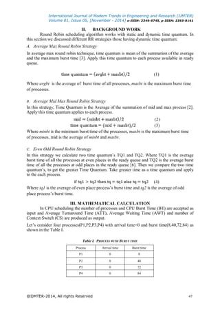 Pdf Implement Of Dynamic Time Quantum Shortest Load First Scheduling - Download Stunning Mountain Photo | Mobile