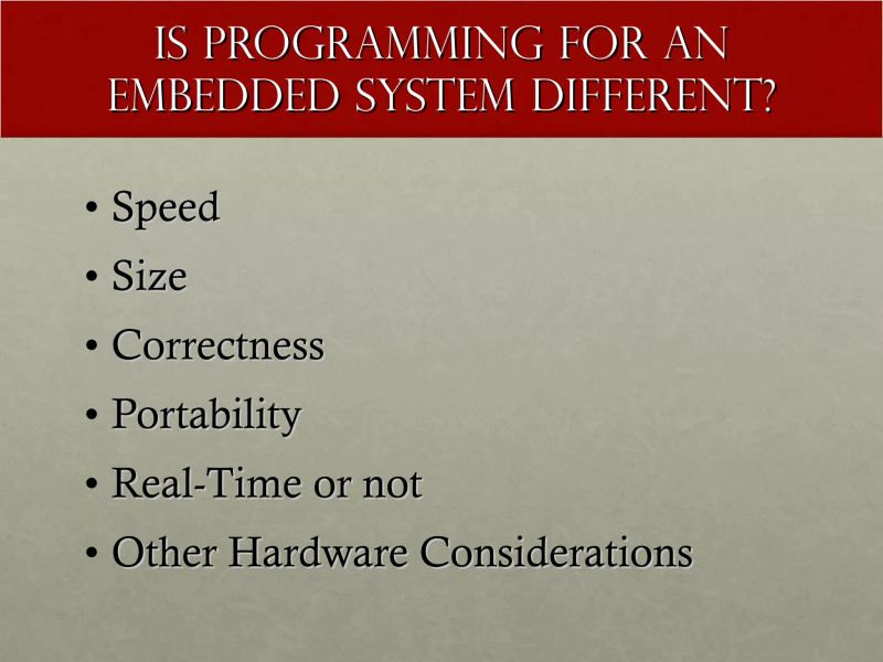 Embedded Compilers - Best Minimal Designs in HD