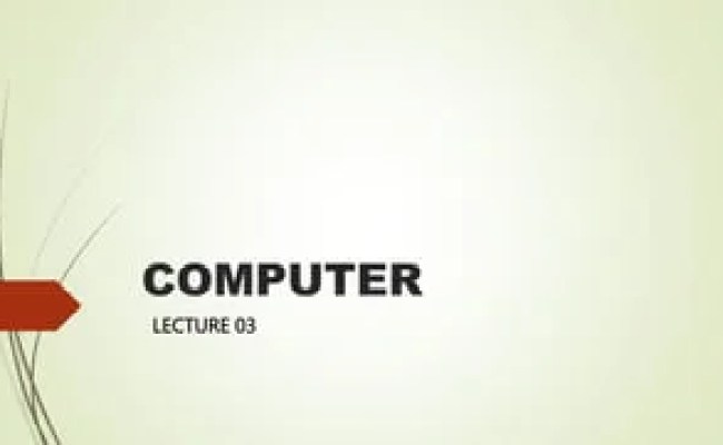 Computer Lecture 03.pptx |types Of Computer | PPT