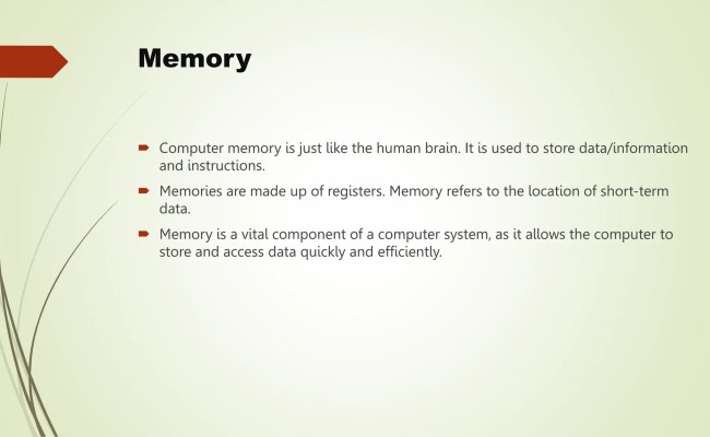 Computer Lecture 04.pptx Computer Memory | PPT