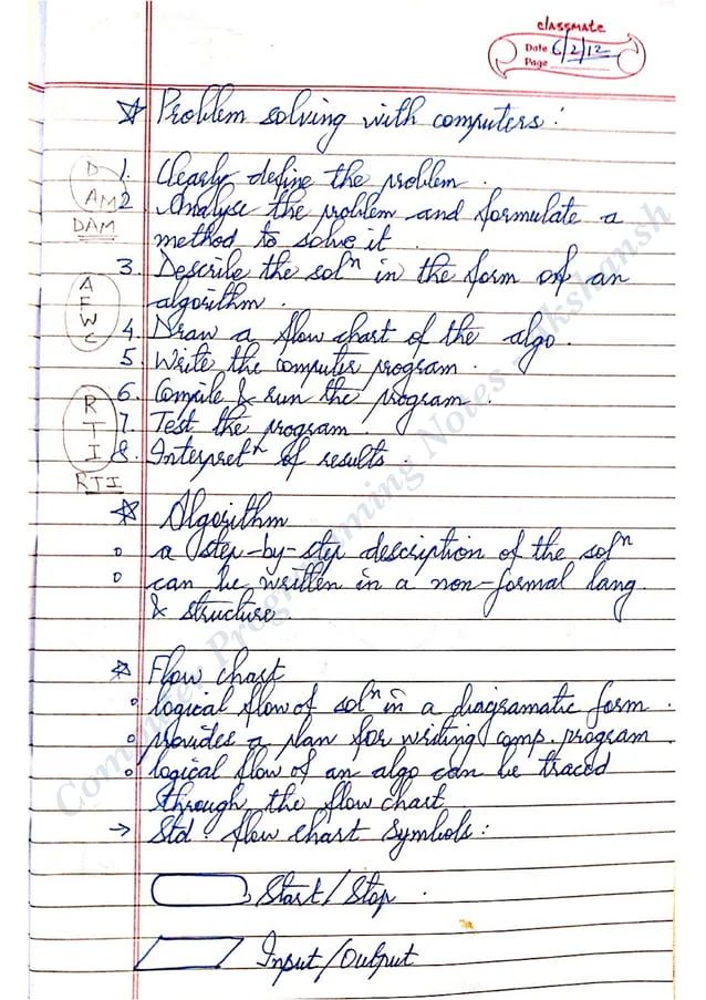 Computer Programming Notes By Akshansh Chaudhary Via Slideshare - Download Modern Abstract Texture | HD