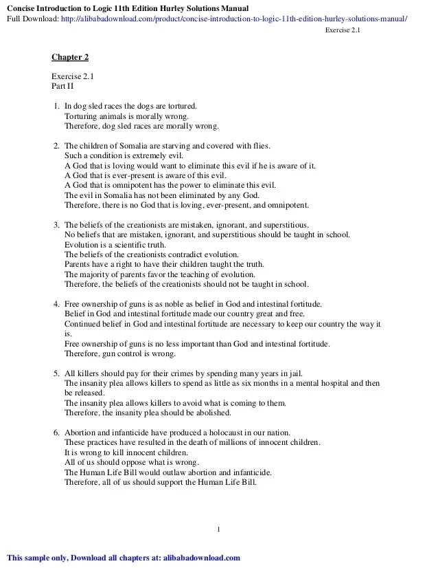 Pdf Ppt Images Telecharger Gratuits A Concise Introduction To Logic Answers 1 perception of this a concise introduction to logic 11th edition answer key chapter 1 can be taken as with ease as picked to act.