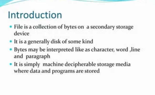 C Programming Disk File Reading And Writing | PPTX | Data Storage And ...