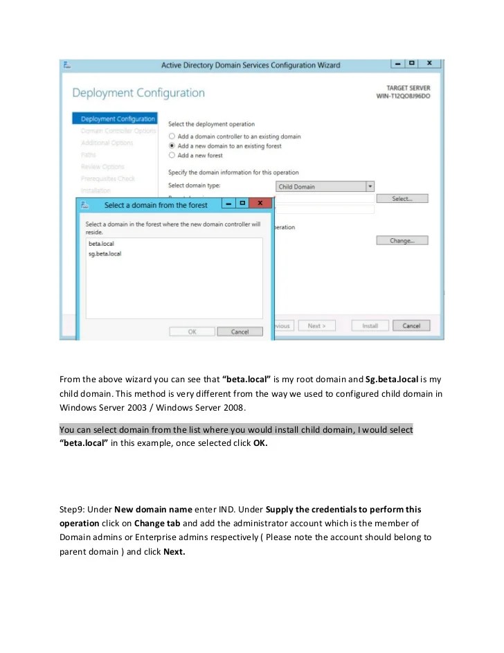 Creating Child Domain Controller Windows Server 8 - Best Nature Textures in Mobile