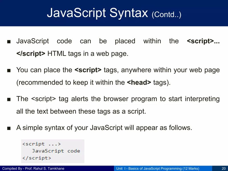 Css Unit I Basics Of Javascript Programming Pdf - Stunning Retina Sunset Photos | Free Download