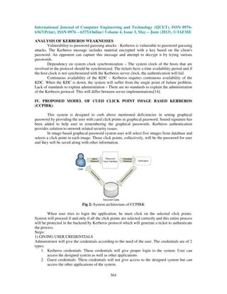Cued Click Point Image Based Kerberos Authentication Protocol Pdf - High Quality Geometric Background - High Resolution