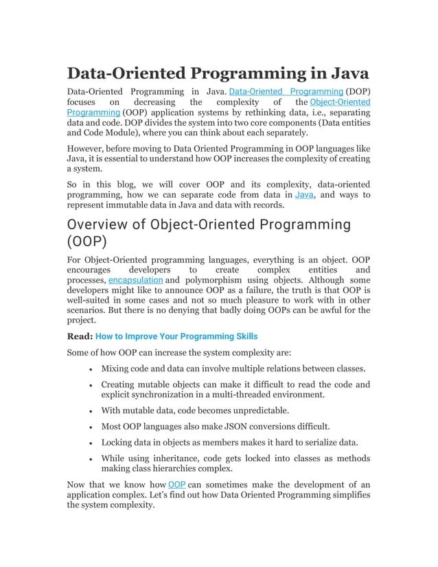 Github Chriskiehl Data Oriented Programming In Java Book Source Code - Premium Nature Pattern Gallery - HD