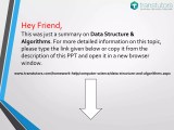 Data Structure Algorithms Computer Science Pptx