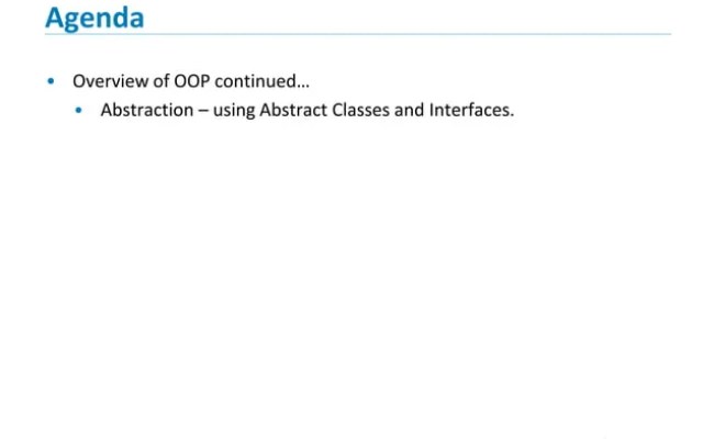OOP With Java - Abstract Classes And Interfaces | PPT