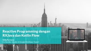Comparing Kotlin Flow With Rxjava For Reactive Programming In Android - High Resolution Geometric Designs for Desktop