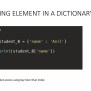 PART 7 - Python Tutorial | Dictionaries In Python With Examples | PPTX