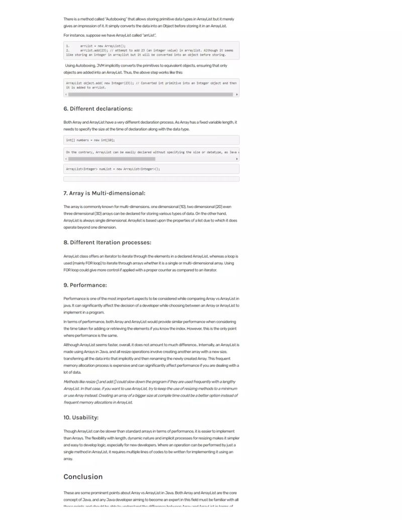 What Are The Main Differences Between Arrays And Arraylists In Java Ask And Answer Glarity - Best Sunset Illustrations in High Resolution