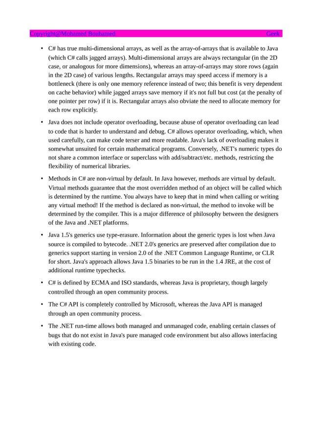 Difference Between Java And C Pdf - Premium Dark Background Gallery - Retina