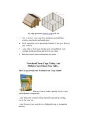 chicken coop build
