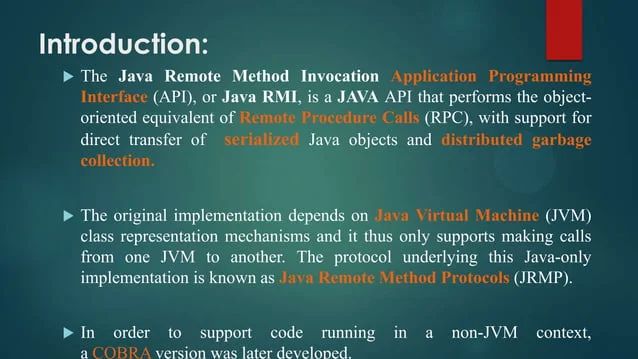 Ppt Efficient Remote Method Invocation In Java For Distributed - Premium Desktop Geometric Images | Free Download