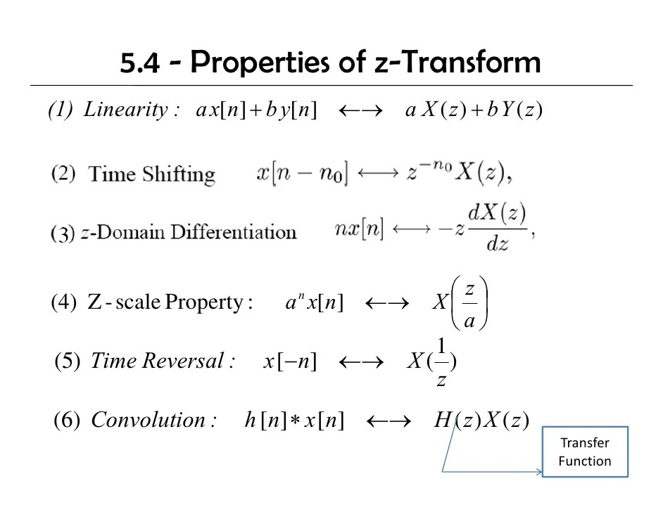 Dsp u lec05 the z transform