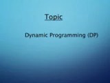 Dynamic Programming Dp In Algorithm Pptx