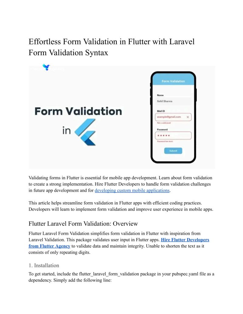 Ppt Form Validation In Flutter With Laravel Form Validation Syntax Powerpoint Presentation - Abstract Wallpaper Collection - Retina Quality
