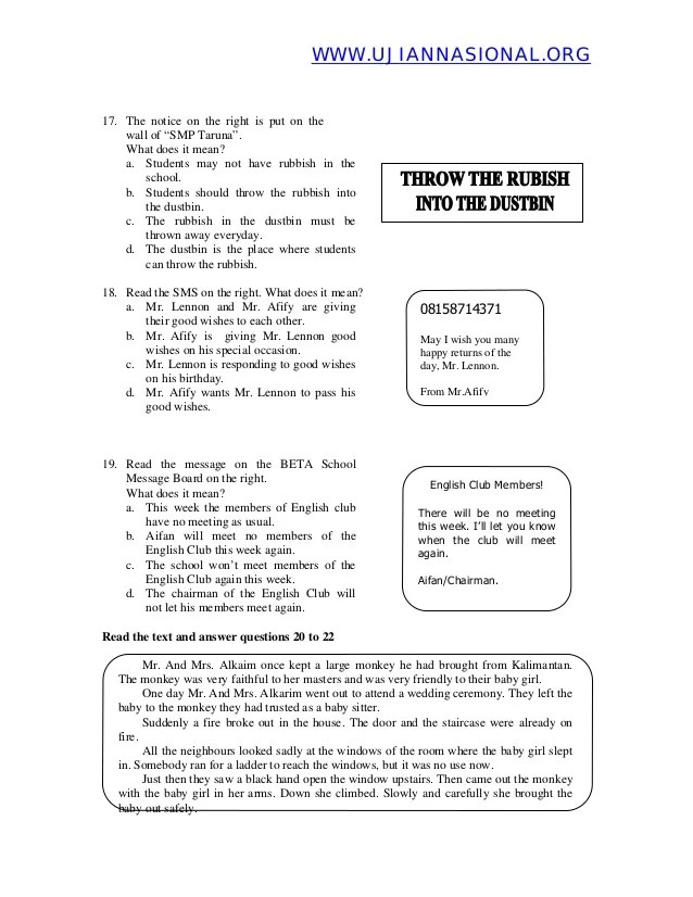 Revisi + kunci jawaban buku pr sekolah dasar sd v jl5 ktsp 2006 ed.lengkap + kunci jawaban buku ulangan sekolah dasar sd ii smt 1,2 bse ktsp 2006 + kunci jawaban buku ulangan sekolah dasar sd ii smt 1,2 bse ktsp 2006 + kunci jawaban sejahtera bahasa indonesia 5b sd 5 smt ii ktsp 2006 sejahtera ilmu pengetahuan sosial 6b sd 6 smt ii standar isi. Encribd Com Prediksi Soal Inggris Un Smp 2012