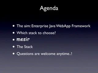Enterprise Java Web Application Frameworks Sample Stack Implementation Ppt - Dark Illustration Collection - Mobile Quality