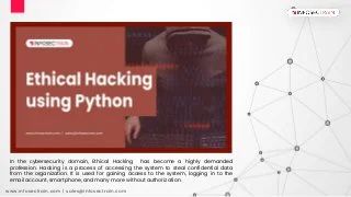 Ethical Hacking Using Python Pptx - Download Professional Dark Design | 4K