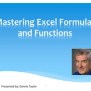 Mastering Excel Formulas And Functions | PPTX